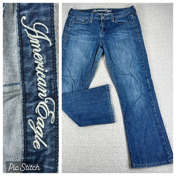 American Eagle Outfitters Denim - Vintage American Eagle Bootcut Jeans Women 10/31X27 Blue medium wash Mid Rise